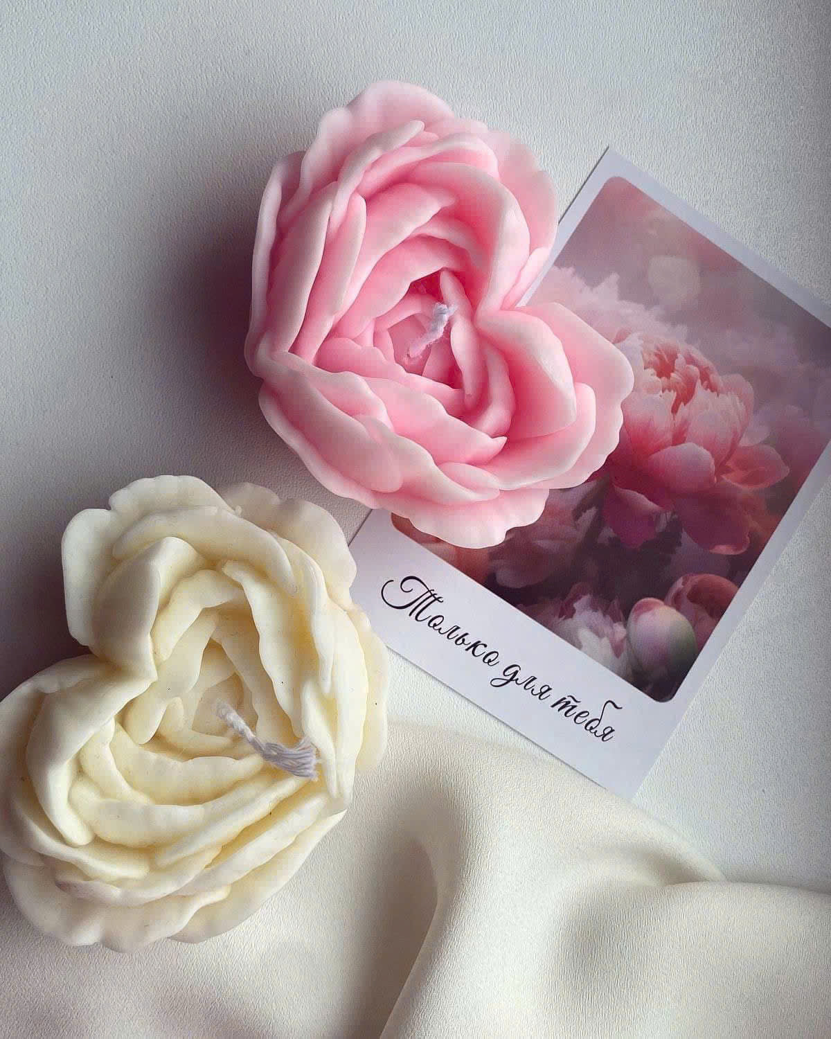 Blooming Hearts Candle - Pack of 2