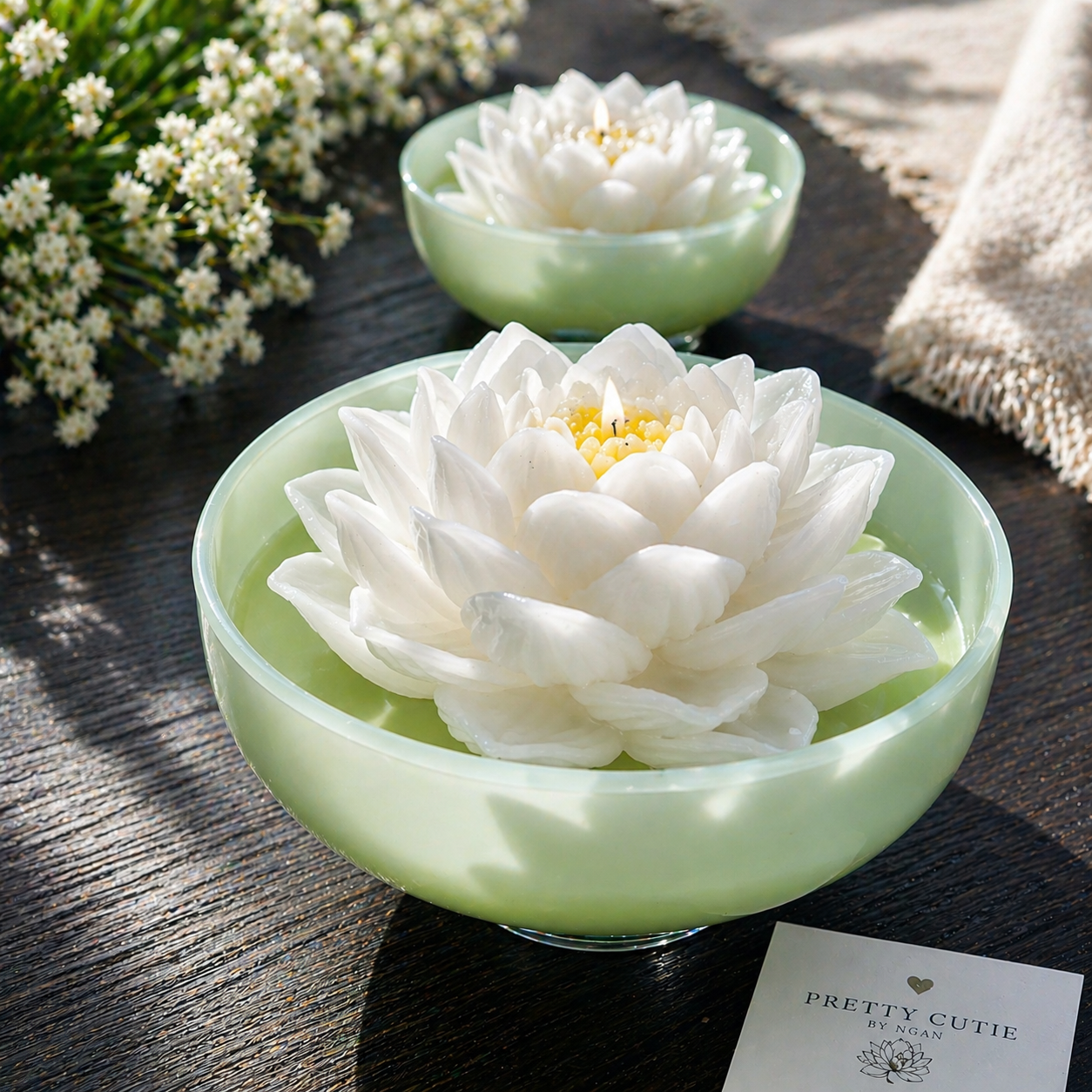 Lotus Flower Candle
