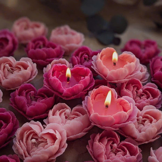 Blooming Hearts Candle - Pack of 2